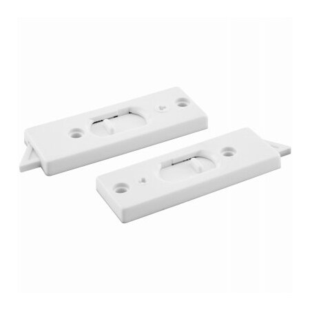Prime-Line 2PK WHT Plas Tilt Latch, 2PK F 2801